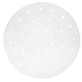 [183.06] Papeles perforados para dim-sum 183.06 40 g / m2 ø28 cm blanco perg. antigrasas (2000 unid.)