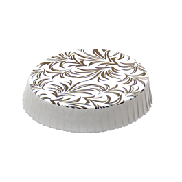 [158.82] Tapas para vasos habitación ø 7,5x1,5 cm dorado cartoncillo (1000 unid.)