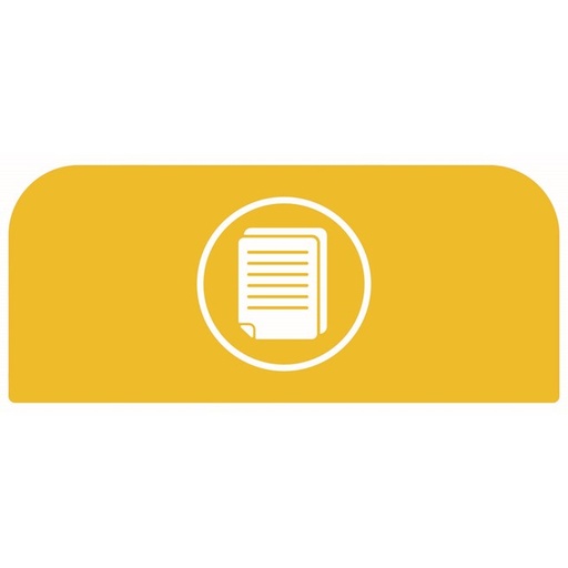 [2155297] Pegatina Contenedor Acero Configure™ para Papel en Amarillo 57 L