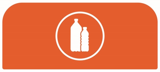 [2155187] Pegatina Contenedor Acero Configure™  Naranja de 57 L