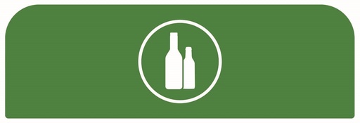 [2155305] Pegatina Contenedor Acero Configure™ para Cristal Verde 87 L