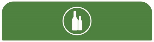 [2155307] Pegatina Contenedor Acero Configure™ para Cristal Verde 125 L