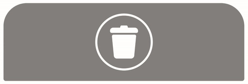 [2155311] Pegatina Contenedor Acero Configure™ para Basura General de 87 L