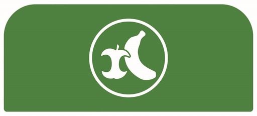 [2155315] Pegatina Contenedor Acero Configure™ para Organica Verde 57 L