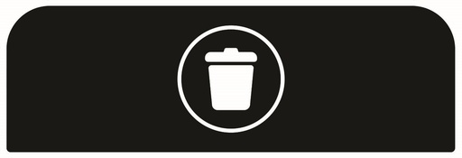 [2155329] Pegatina Contenedor Acero Configure™ para Residuos Generales de 87 L