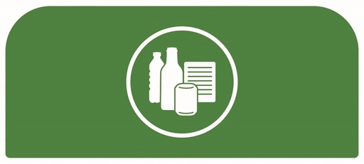 [2155332] Pegatina Contenedor Acero Configure™ para Vidrio de 57 L