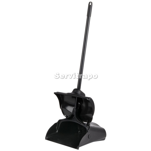 [FG253200BLA] Recogedor con Tapa Executive Series™ Lobby Pro®, Mango Largo, Negro