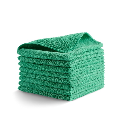 [1820578] Paños de Microfibra Reciclada HYGEN™ R-40, 30,5 X 30,5 Cm, Verde, Paquete de 24