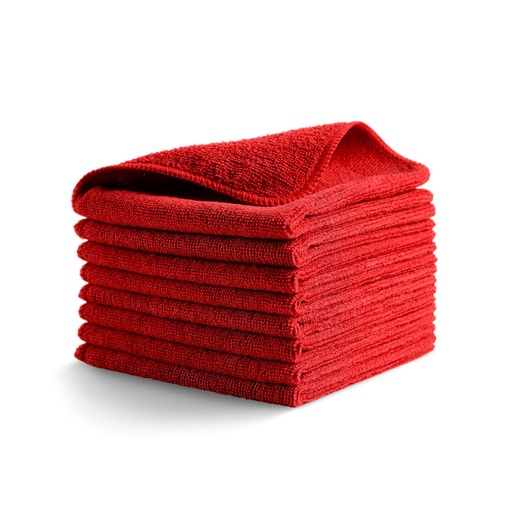 [1820577] Paños de Microfibra Reciclada HYGEN™ R-40, 30,5 X 30,5 Cm, Rojo, Paquete de 24