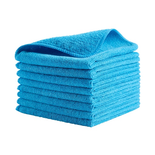 [1820579] Paños de Microfibra Reciclada HYGEN™ R-40, 30,5 X 30,5 Cm, Azul, Paquete de 24