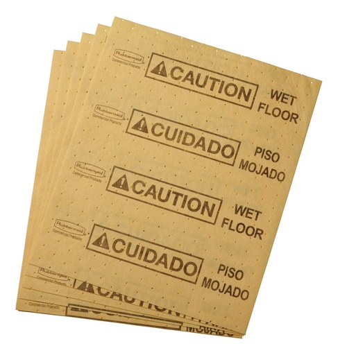 [FG425100YEL] Kit de Hojas para Cubrir Derrames Over The Spill, Amarillo