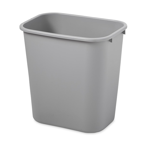 [FG295600GRAY] Papelera Rectangular Mediana 26,5 L Gris