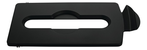 [2007894] Tapa con Ranura de Papel de Punto de Reciclaje Slim JIM® Negra
