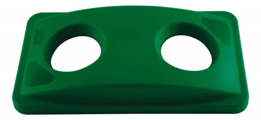 [FG269288GRN] Tapa de Reciclaje de Botellas y Latas Slim JIM® Verde