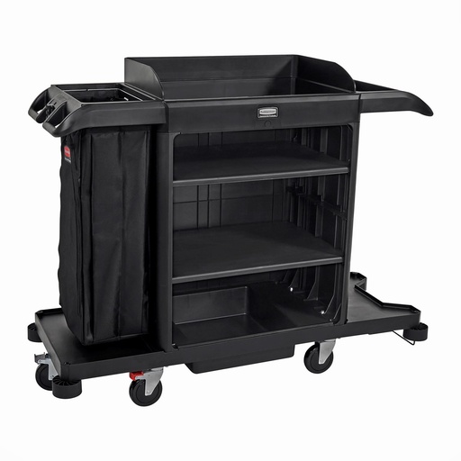 [2202581] Nuevo Carro de Limpieza de Gran Tamaño Rubbermaid Negro