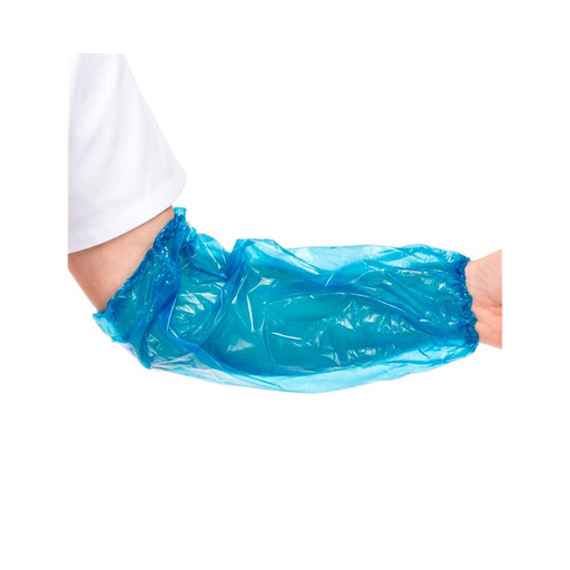 [21034B] Manguito de Pe Azul 40x20cm, Bolsa 100 Unidades