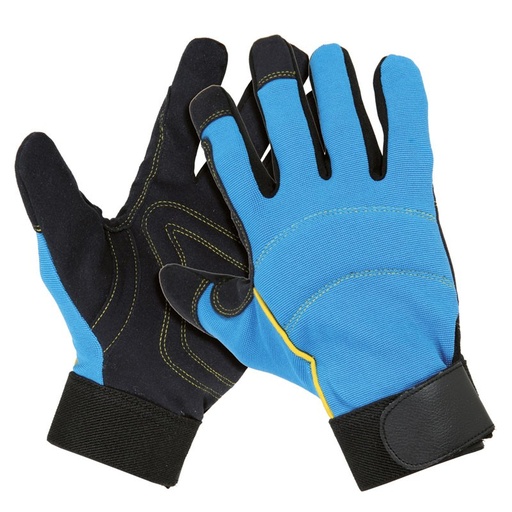 [G128] Detroit, Guante Piel Sintética y Tela Elástica Talla Única