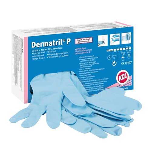[GP743] Dermatril T. 6-10 Nitrilo Desechable