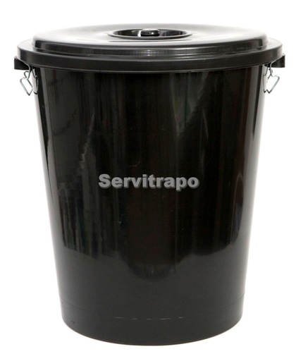 [SW511374] Cubo Reciclaje Industrial Bin 100 Litros Negro