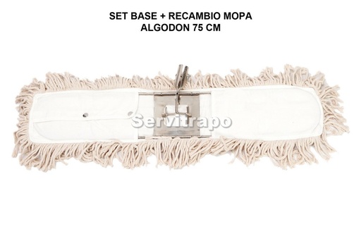 [SW400647] Set Bastidor + Mopa Algodón 75 Cm