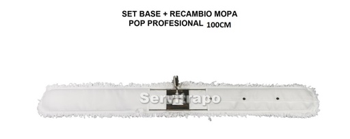 [SW713662] Set Bastidor + Recambio Mopa Microfibra 100 Cm Pop Profesional