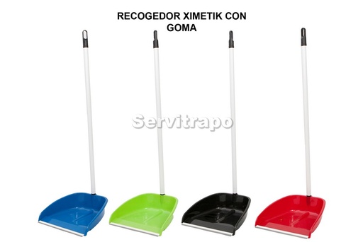 [SW533420] Recogedor Ximetik con Goma (Palo Metal con Rosca)
