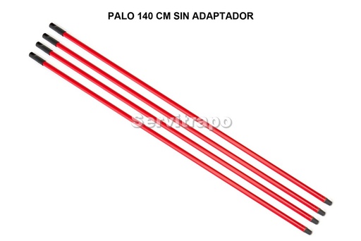 [SW465028] Palo Rojo 1,40 Cm Eco sin Adaptador (Metalico Forrado)