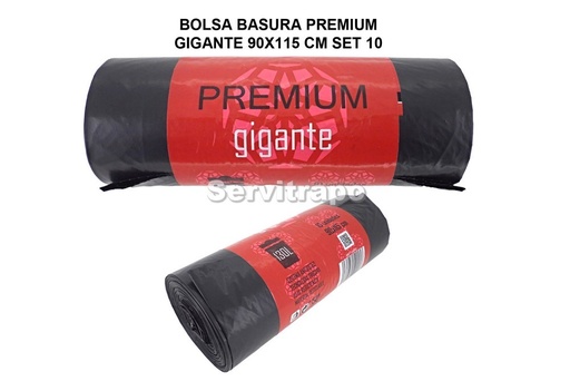 [SW520253] Bolsa Basura Premium Gigante 90x115cm Galga 140