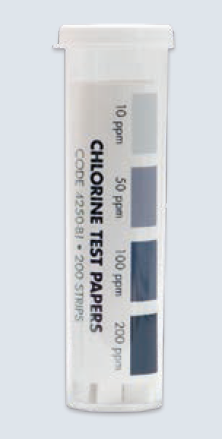 [TIRAS CLORO] Tiras reactivas para conStrol de cloro total – Envase 200 tiras (TIRAS CLORO)