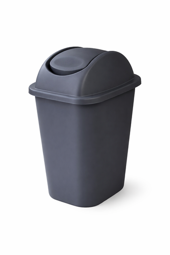 [203004GR] Papelera Swing Classic 24L Gris Oscuro