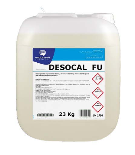 [4007116] DESOCAL FU Desincrustante desoxidante y desinfectante ácido espumante