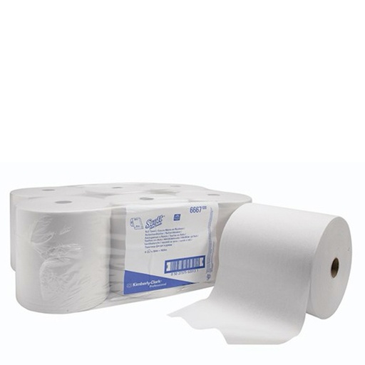 [6667000] Toallas Seca Manos En Rollo Scott 1 Capa Airflex 304 M