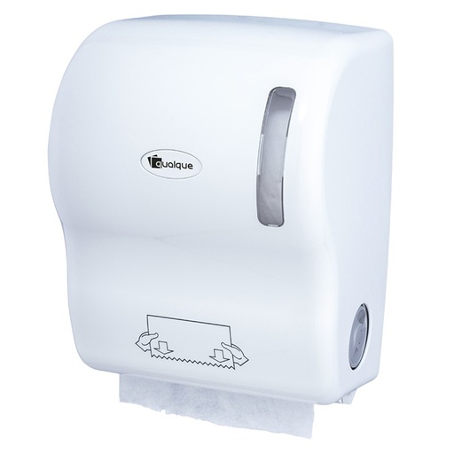 [601711] DISPENSADOR DE TOALLAS SECA MANOS EN ROLLO AUTO CORTE QUALQUE