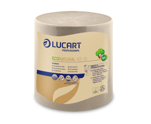 [861059E] BOBINA SECAMANOS AUTOCORTE IDENTITY NATURAL 2 CAPAS 155 M