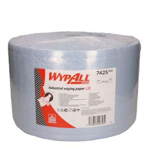 [7425010] Bobina Wypall L30 Ultra  3 Capas Azul