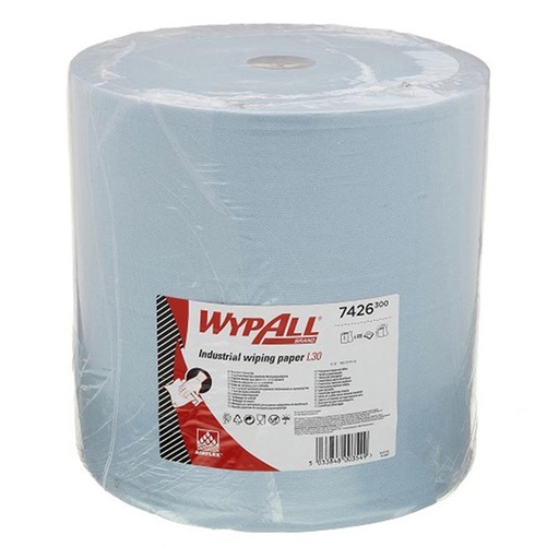 [7426010] Bobina Wypall L30 Ultra  3 Capas Azul