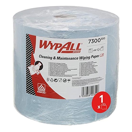 [7300010] Bobina Wypall L20 2 Capas Azul