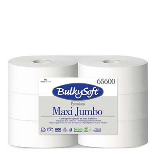 [65600.E20] PAPEL HIGIÉNICO MAXI JUMBO PREMIUM 2 CAPAS MICRO GOFRADO 320 M