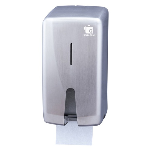 [601709] DISPENSADOR DOBLE PAPEL HIGIÉNICO DOMÉSTICO INOX QUALQUE