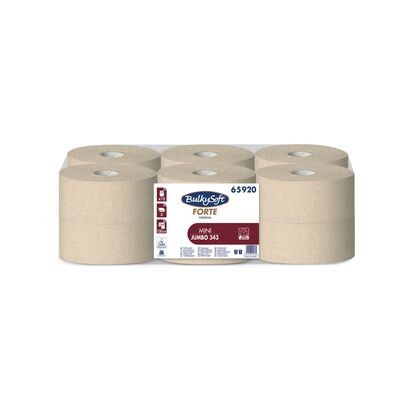 [65920.E10] PAPEL HIGIÉNICO INDUSTRIAL BULKYSOFT HAVANA 2 CAPAS 131 M