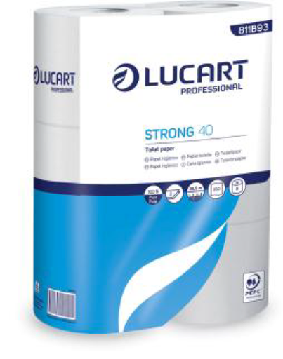 [811B93] PAPEL HIGIÉNICO DOMÉSTICO 2 CAPAS  STRONG 40 M