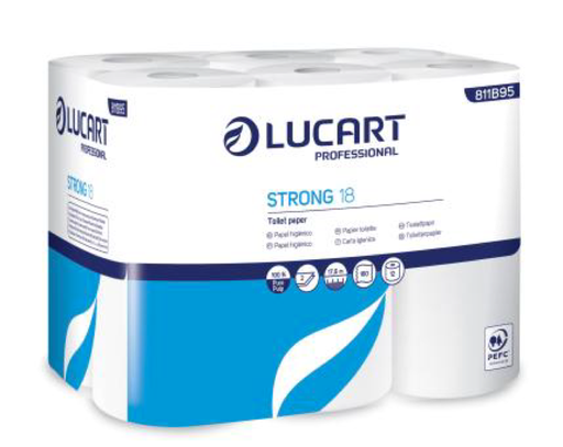 [811B95] PAPEL HIGIÉNICO DOMÉSTICO 2 CAPAS STRONG 18M