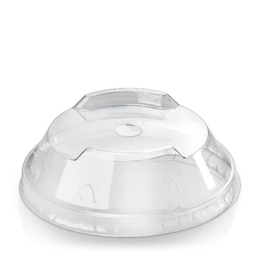 [PV11645] Tapa Cúpula Apilable Con Agujero Pla Para Vaso 9,6 Cm