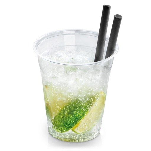 [PV19536] Caña Recta Cartón Negra Diámetro 0,8 Cm 15 Cm