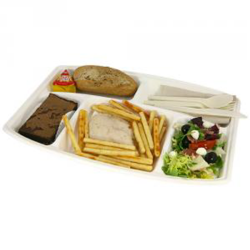 [1353827] BANDEJA PULPA 5 COMPARTIMENTOS 375 X 270 X 30 Mm