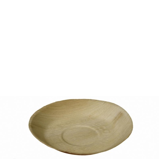 [PV5037] Plato Redondo Hoja De Palma Diámetro 22 Cm