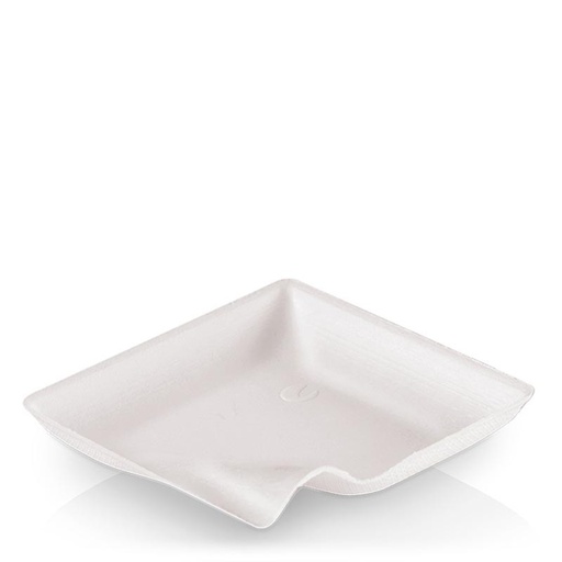 [PVN132] Plato Cuadrado Wave Pequeño Pulpa