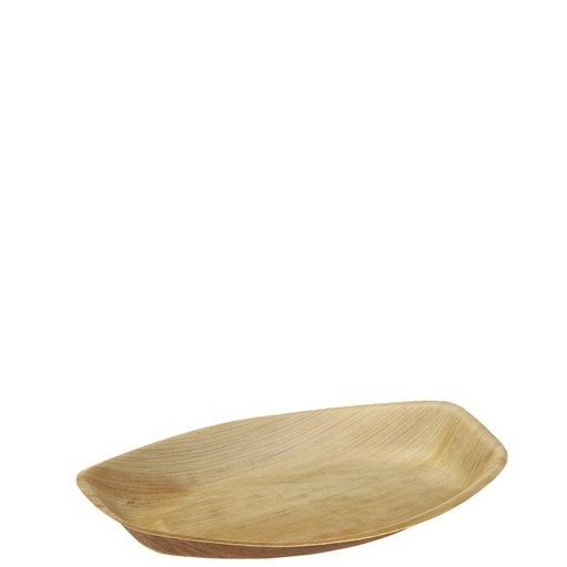 [PVN135] Bandeja Ovalada Pequeña Hoja De Palma