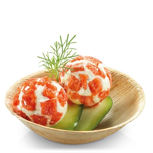 [PVN732] Mini Bol Redondo Hoja De Palma 20 Ml