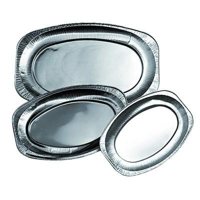[BA0135F] Bandeja Ovalada De Aluminio 80 X 46